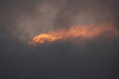 18 Tengboche - Everest Glows At Sunset Among The Clouds.jpg